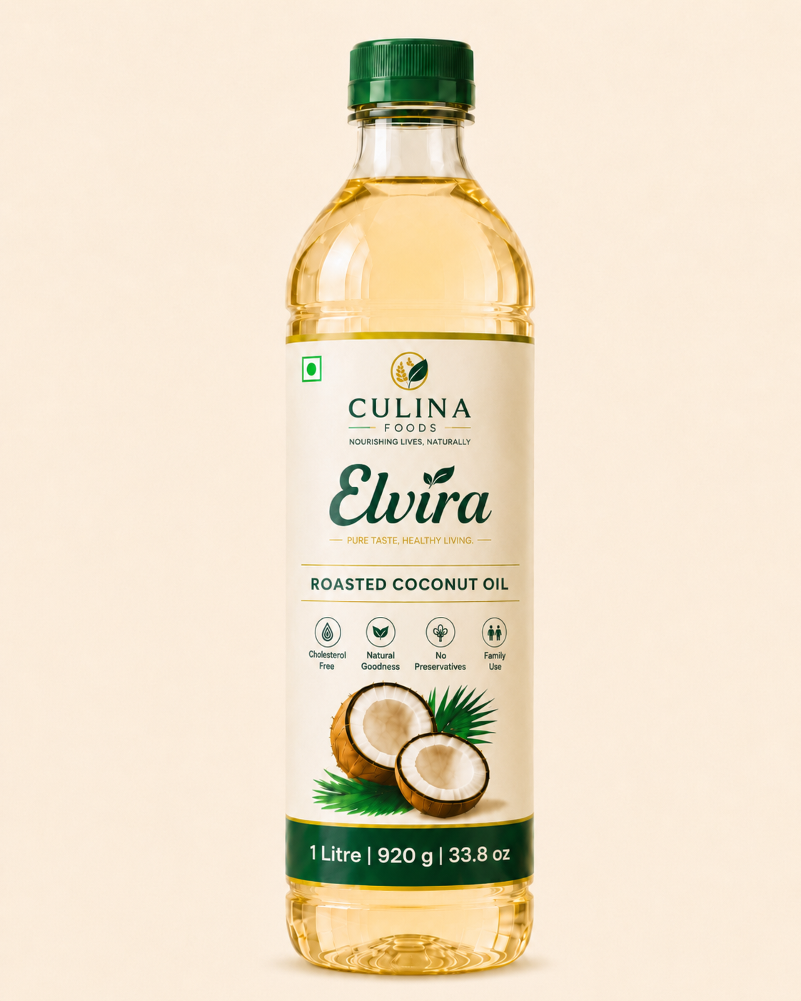 Elvira Roasted Coconut Oil